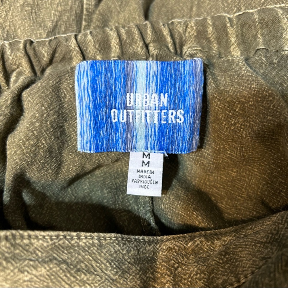 Urban Outfitters Em Balloon Baggy Slouchy Pants Green Size Medium Indie Grunge - Picture 11 of 11